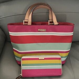 🩷💛🧡💚KATE SPADE FIESTA HANDBAG and MATCHING WALLET🩷💛🧡💚FINAL SALE🩷🩷🩷🩷🩷